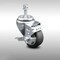 Service Caster 3.5 Inch SS Thermoplastic Rubber Swivel 3/8 Inch Threaded Stem Caster with Brake SCC-SSTS20S3514-TPRB-TLB-381615 - alternate 1